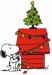 snoopy christmas tree